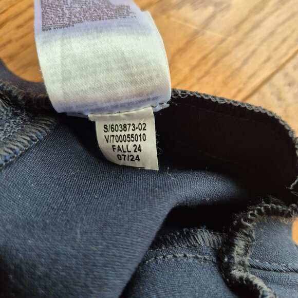 Banana Republic Large Navy High-Rise Wide-Leg Cropped Everywhere Ponte Pant - Picture 12 of 15